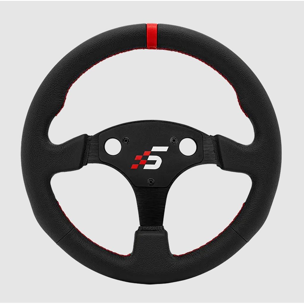 Round-Shaped Steering wheel without HUB | 330mm | Leather